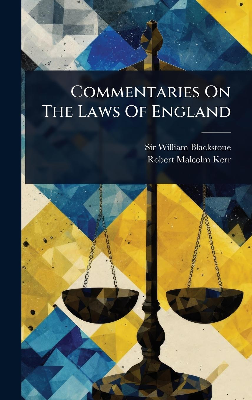 Kniha Commentaries On The Laws Of England 