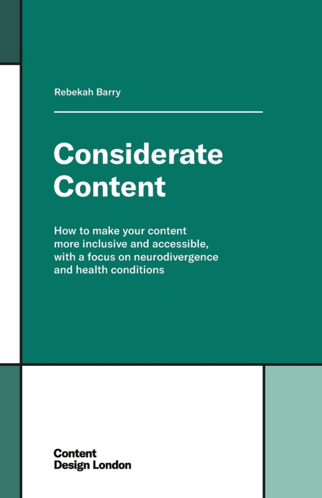 Kniha Considerate Content Rebekah Barry