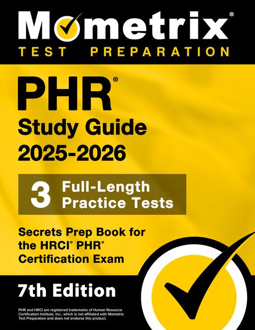 Kniha Phr Study Guide 2025-2026 - 3 Full-Length Practice Tests, Secrets Prep Book for the Hrci Phr Certification Exam 