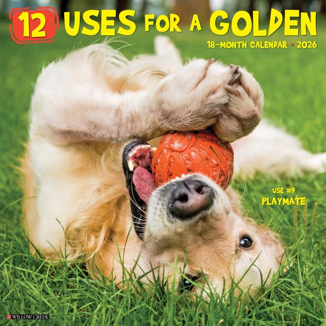 Kniha 12 Uses for a Golden 2026 12 X 12 Wall Calendar Willow Creek Press