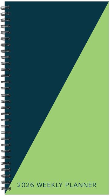 Kniha Navy Lime Duotone 2026 3.5 X 6.5 Softcover Weekly Spiral 