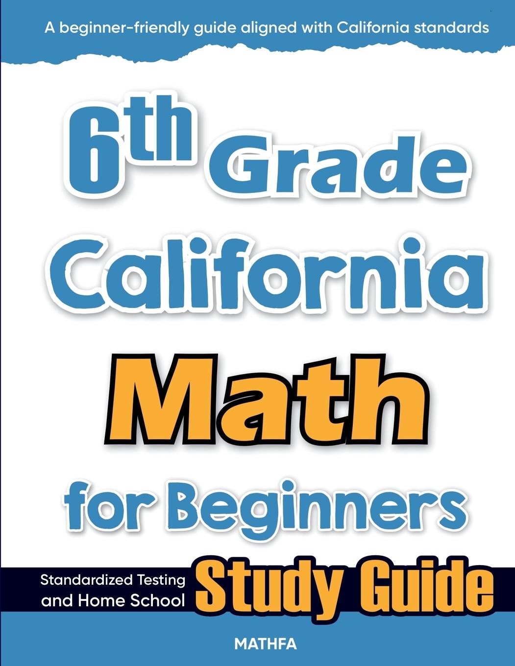Kniha 6th Grade California Math for Beginners 