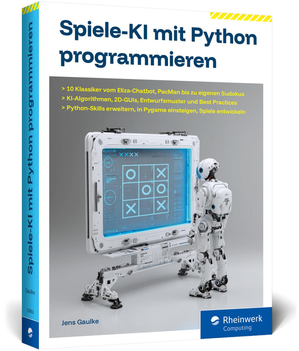 Kniha Spiele-KI mit Python programmieren Jens Gaulke