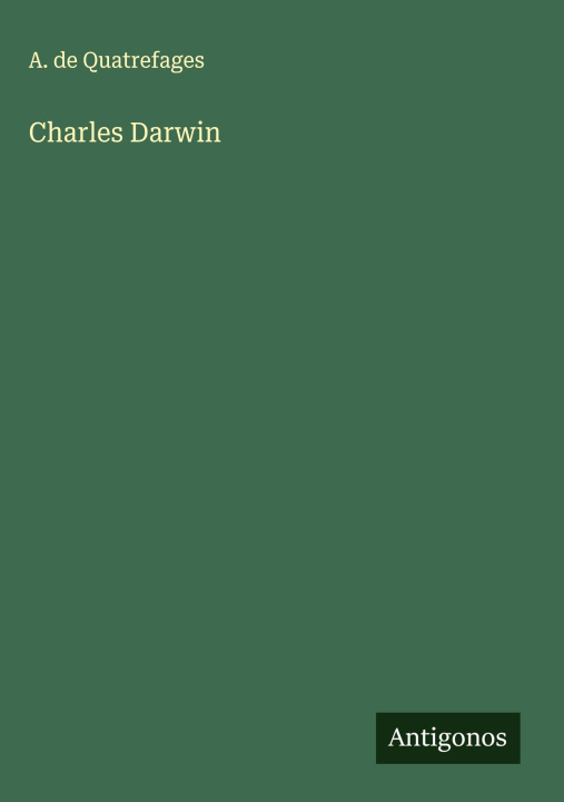 Kniha Charles Darwin 