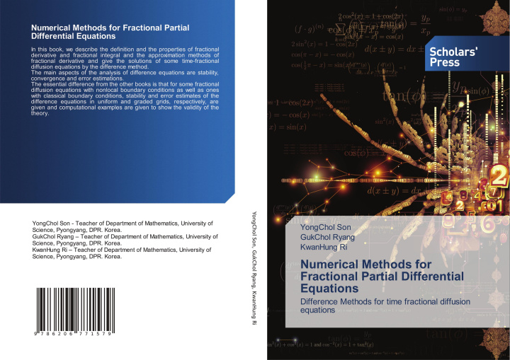 Kniha Numerical Methods for Fractional Partial Differential Equations GukChol Ryang