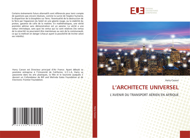 Kniha L'ARCHITECTE UNIVERSEL Harry Carson