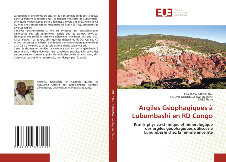 Buch Argiles Géophagiques à Lubumbashi en RD Congo Kalonji NDOUMBA Jean-Baptiste