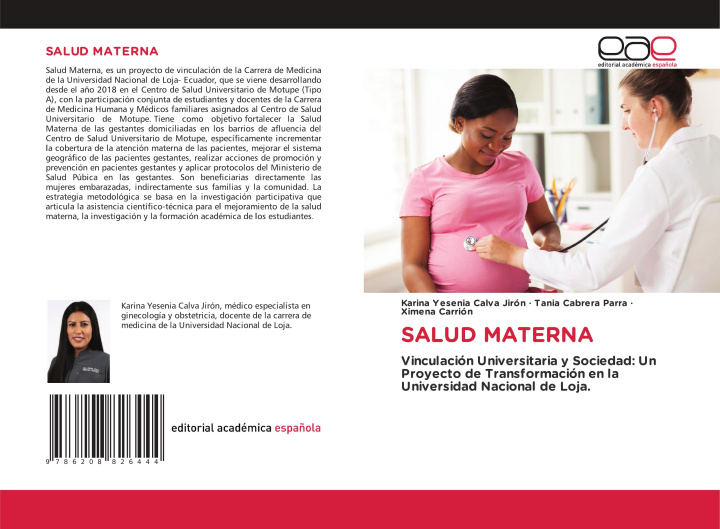 Knjiga SALUD MATERNA Tania Cabrera Parra