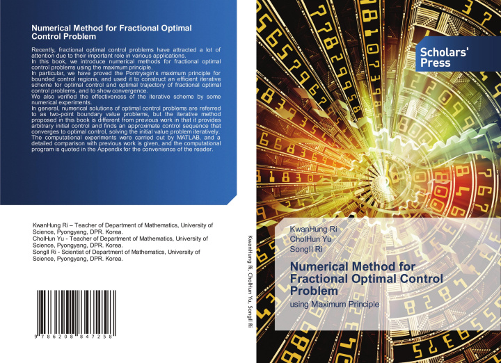 Kniha Numerical Method for Fractional Optimal Control Problem CholHun Yu