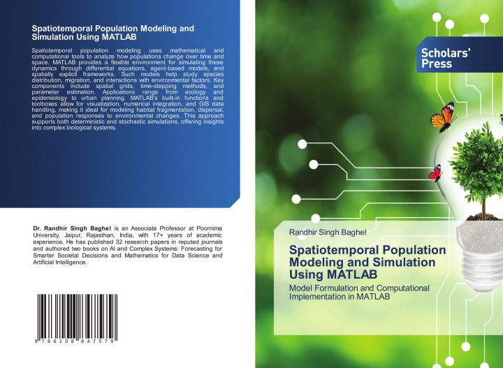 Kniha Spatiotemporal Population Modeling and Simulation Using MATLAB Randhir Singh Baghel