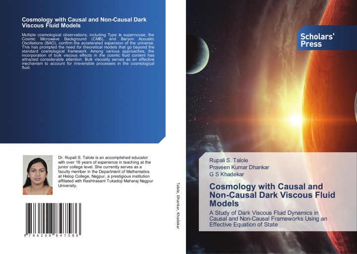 Knjiga Cosmology with Causal and Non-Causal Dark Viscous Fluid Models Praveen Kumar Dhankar