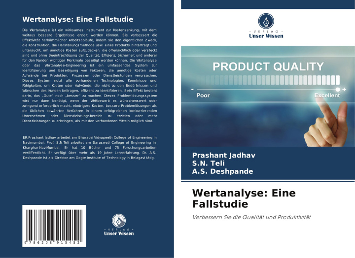 Kniha Wertanalyse: Eine Fallstudie S. N. Teli
