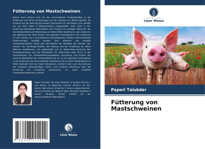 Kniha Fütterung von Mastschweinen Papori Talukdar