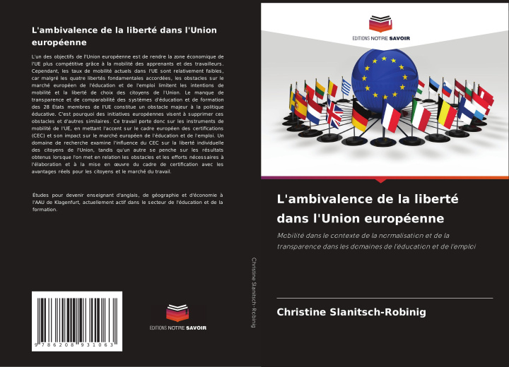 Kniha L'ambivalence de la liberté dans l'Union européenne Christine Slanitsch-Robinig