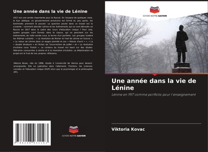 Buch Une année dans la vie de Lénine Viktoria Kovac