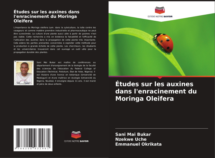 Libro Études sur les auxines dans l'enracinement du Moringa Oleifera Nzekwe Uche