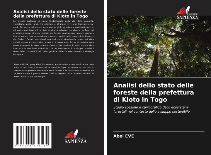 Kniha Analisi dello stato delle foreste della prefettura di Kloto in Togo Abel Eve
