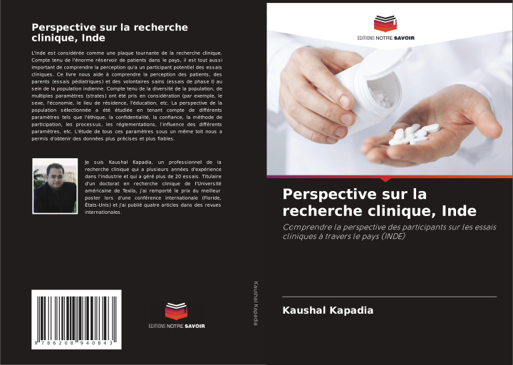 Kniha Perspective sur la recherche clinique, Inde Kaushal Kapadia