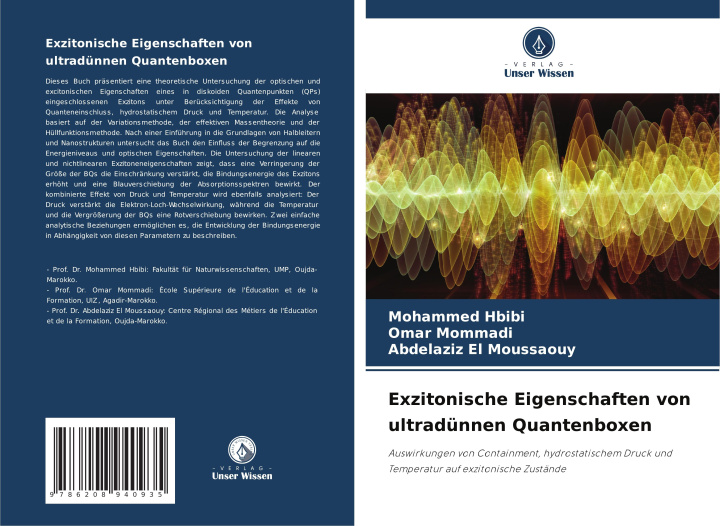Buch Exzitonische Eigenschaften von ultradünnen Quantenboxen Omar Mommadi