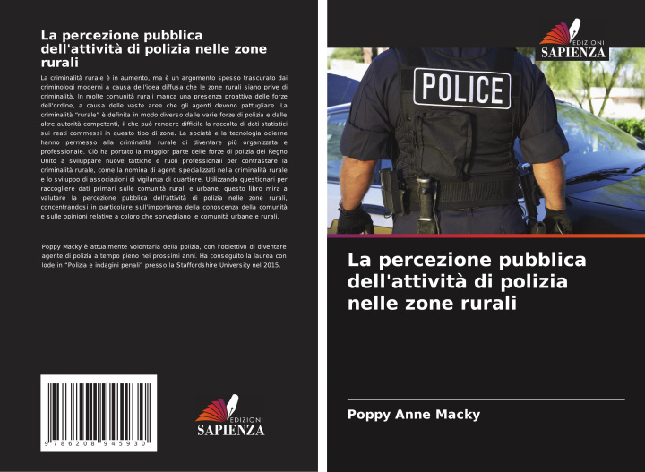 Kniha La percezione pubblica dell'attività di polizia nelle zone rurali Poppy Anne Macky
