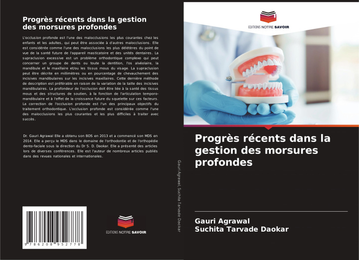 Livro Progrès récents dans la gestion des morsures profondes Suchita Tarvade Daokar