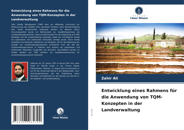 Buch Entwicklung eines Rahmens für die Anwendung von TQM-Konzepten in der Landverwaltung Zahir Ali