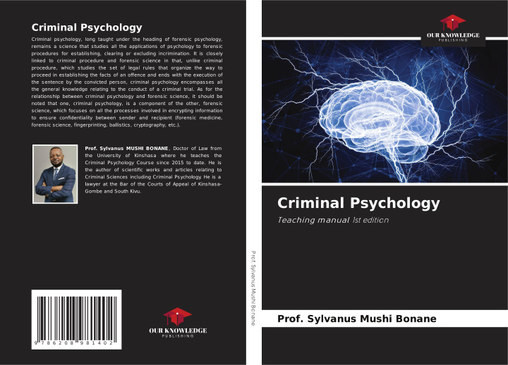 Knjiga Criminal Psychology Prof. Sylvanus MUSHI BONANE