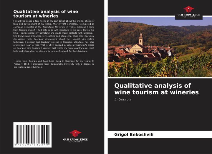 Buch Qualitative analysis of wine tourism at wineries Grigol Bekoshvili