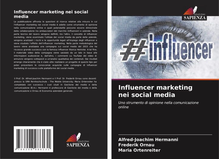 Knjiga Influencer marketing nei social media Frederik Ornau