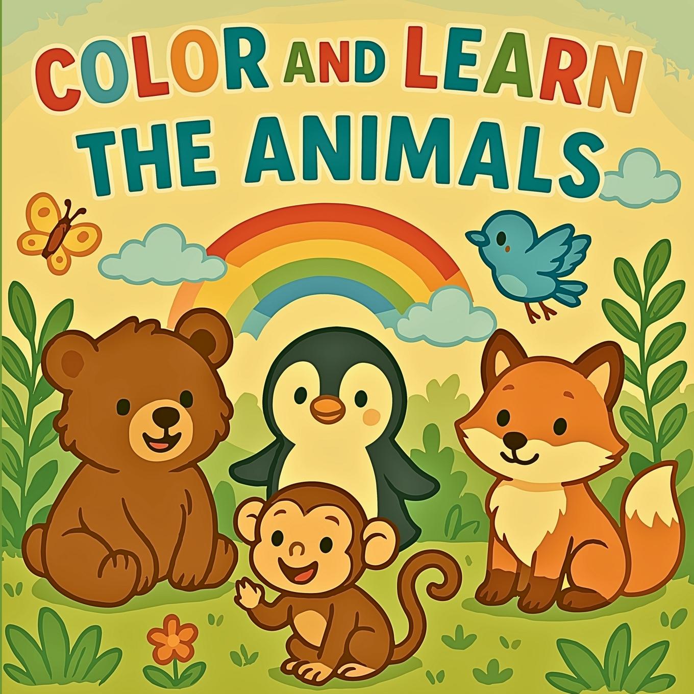 Kniha Color and Learn Animals 
