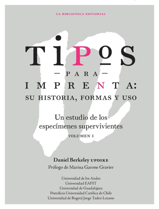Kniha Tipos para imprenta 