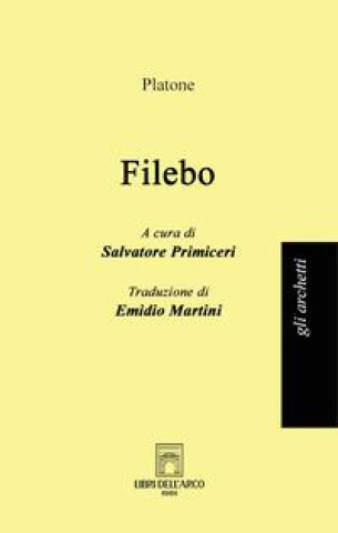 Book Filebo Salvatore Primiceri