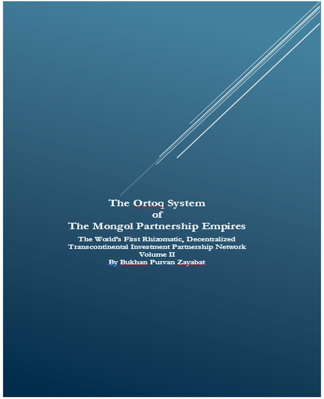 Buch The Ortoq System  of  The Mongol Partnership Empires 