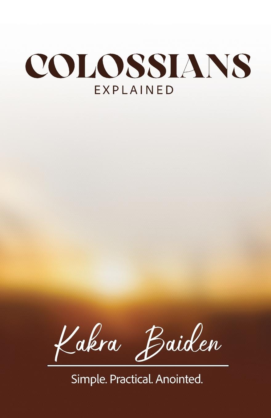 Knjiga COLOSSIANS EXPLAINED 