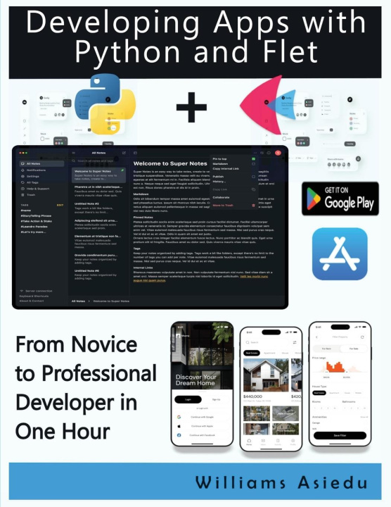 Knjiga Developing Apps with Python and Flet Williams Asiedu