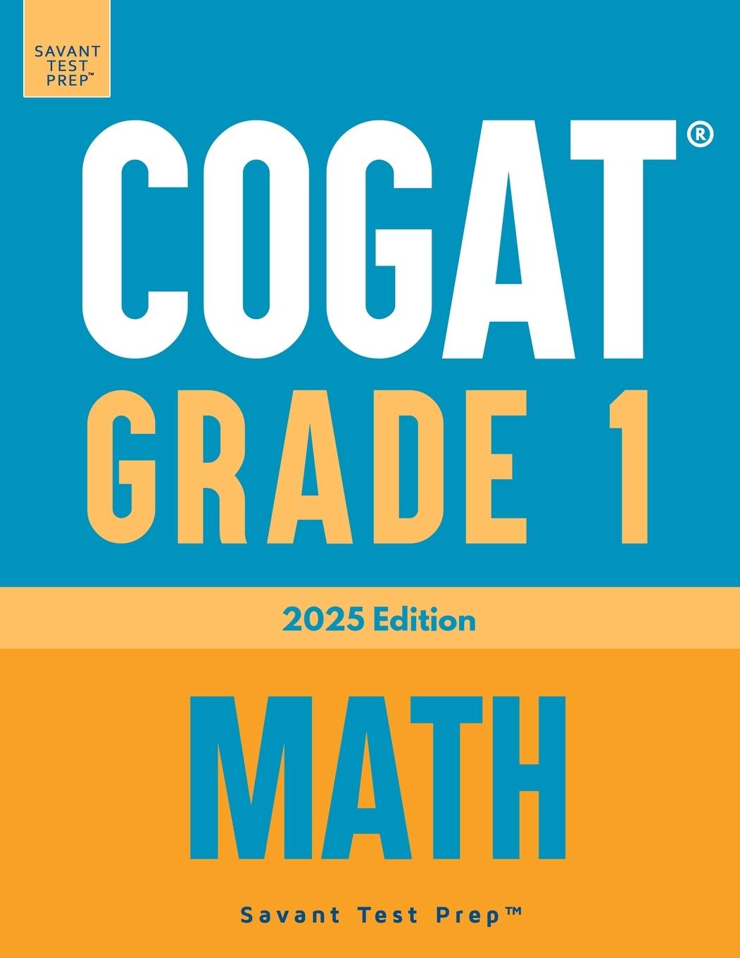 Kniha COGAT Grade 1 Math Savant Test Prep