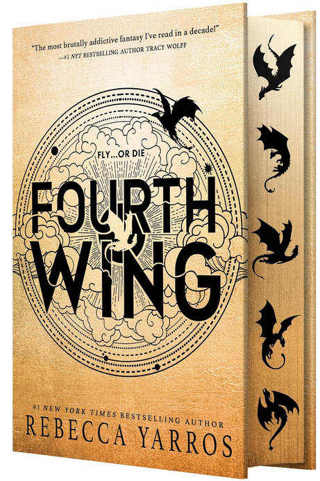 Book FOURTH WING [WING & CLAW COLLECTION] Rebecca Yarros