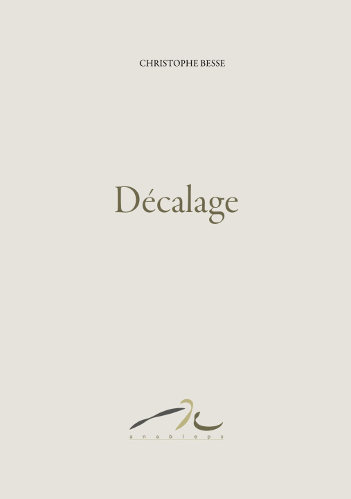Kniha DECALAGE BESSE CHRISTOPHE