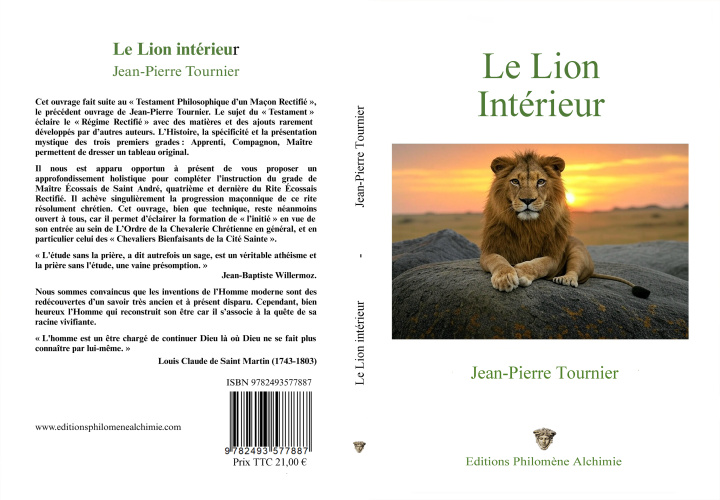 Kniha Le lion intérieur Tournier