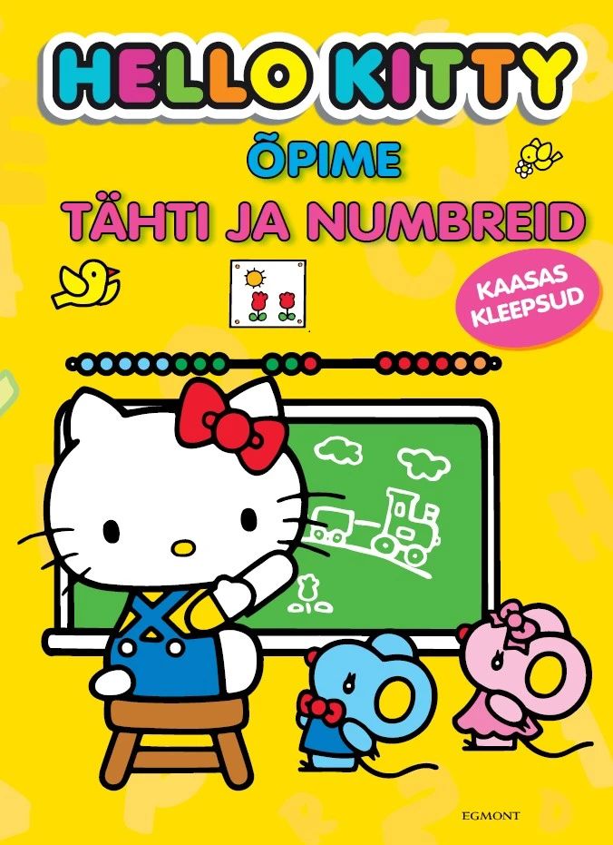 Knjiga Hello Kitty. Õpime tähti ja numbreid 
