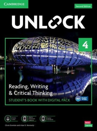 Livro Unlock Level 4A Reading, Writing and Critical Thinking Student's Book with Digital Pack 3rd edition Natasha De Souza