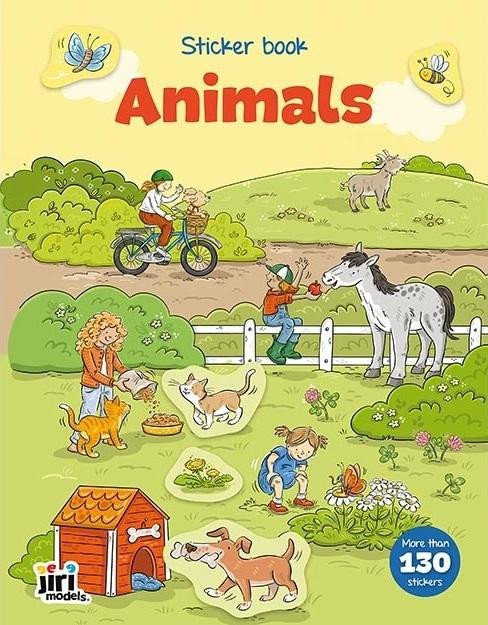 Kniha Sticker book Animals 