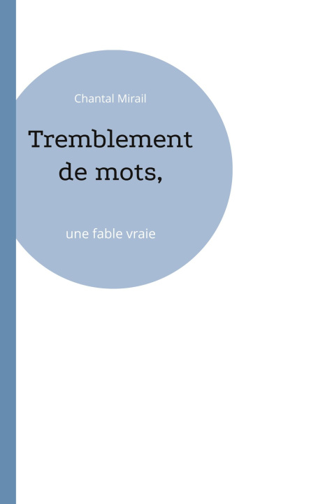 Buch TREMBLEMENT DE MOTS MIRAIL CHANTAL