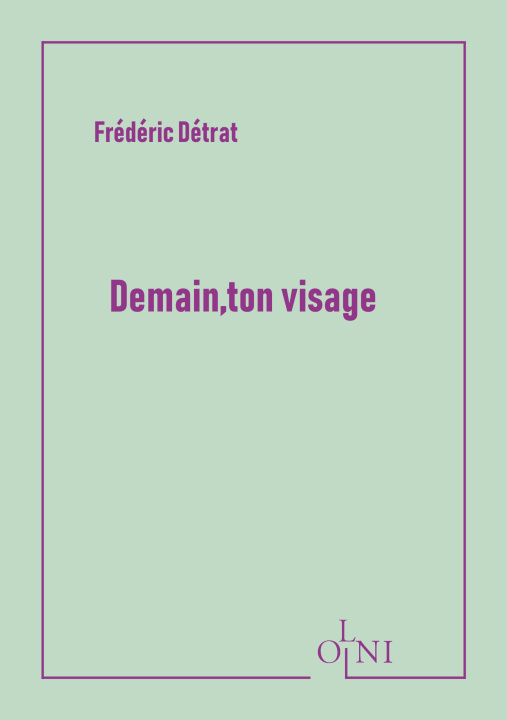 Kniha Demain, ton visage Détrat