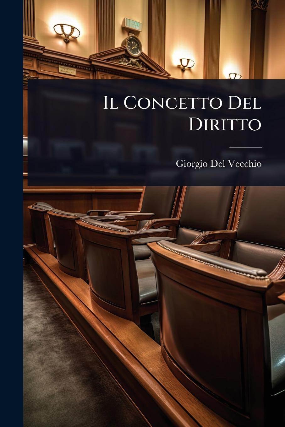 Kniha Il Concetto Del Diritto 