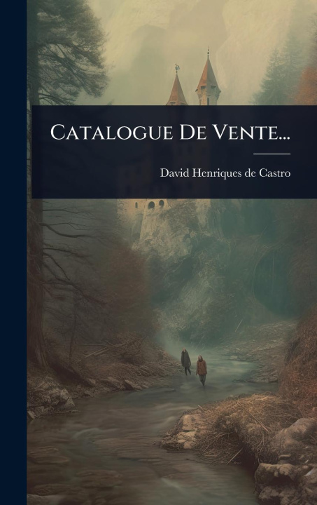 Kniha Catalogue De Vente... 
