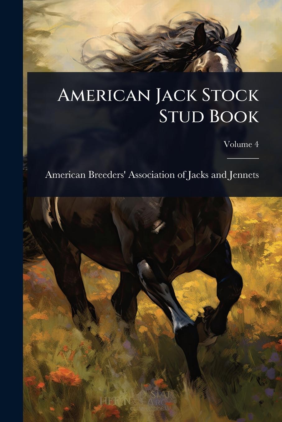 Kniha American Jack Stock Stud Book 
