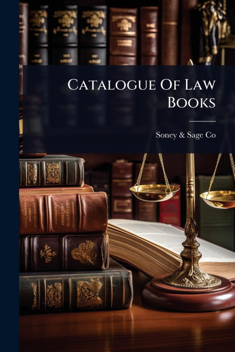 Buch Catalogue Of Law Books 