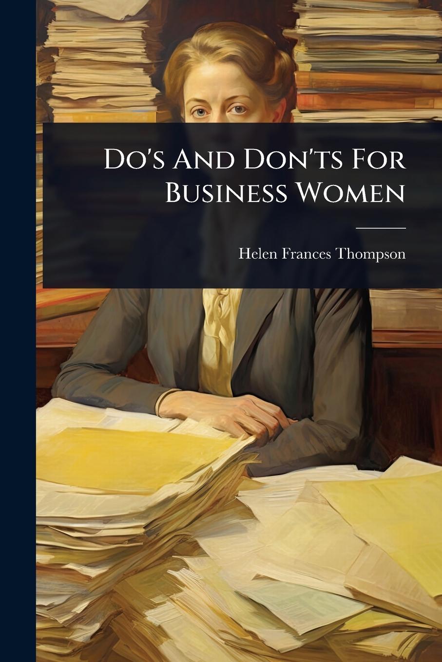 Knjiga Do's And Don'ts For Business Women 