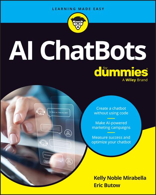 Book AI Chatbots for Dummies Kelly Noble Mirabella